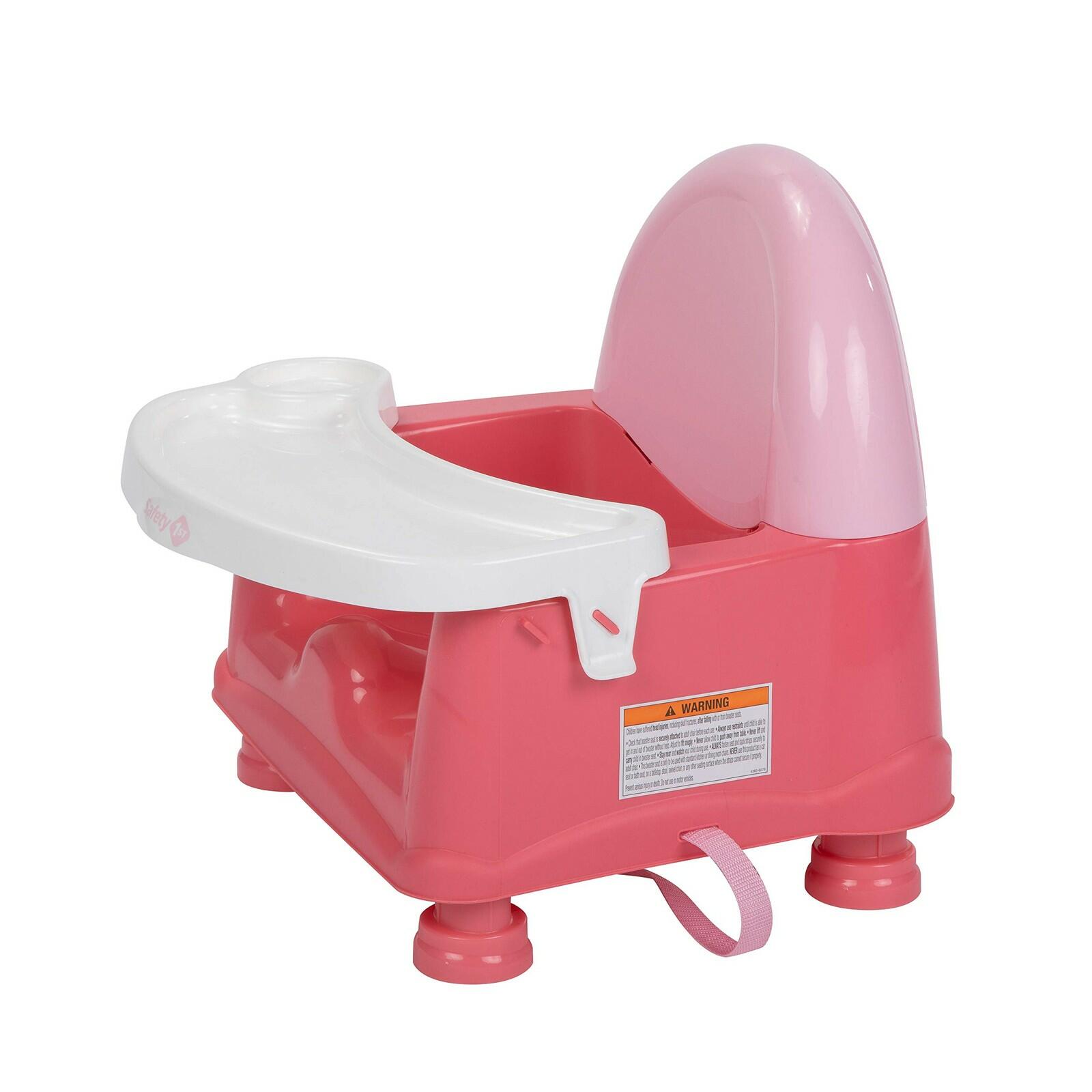 Safety 1st Easy Care Swing Tray Feeding Booster, Coral Crush, One Size