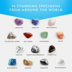National Geographic Premium Polished Stones - 2 Pounds of 3/4-Inch Tumbled