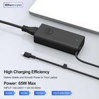 HHamoyzs 65W Laptop Charger USB C - Compatible with Dell Latitude