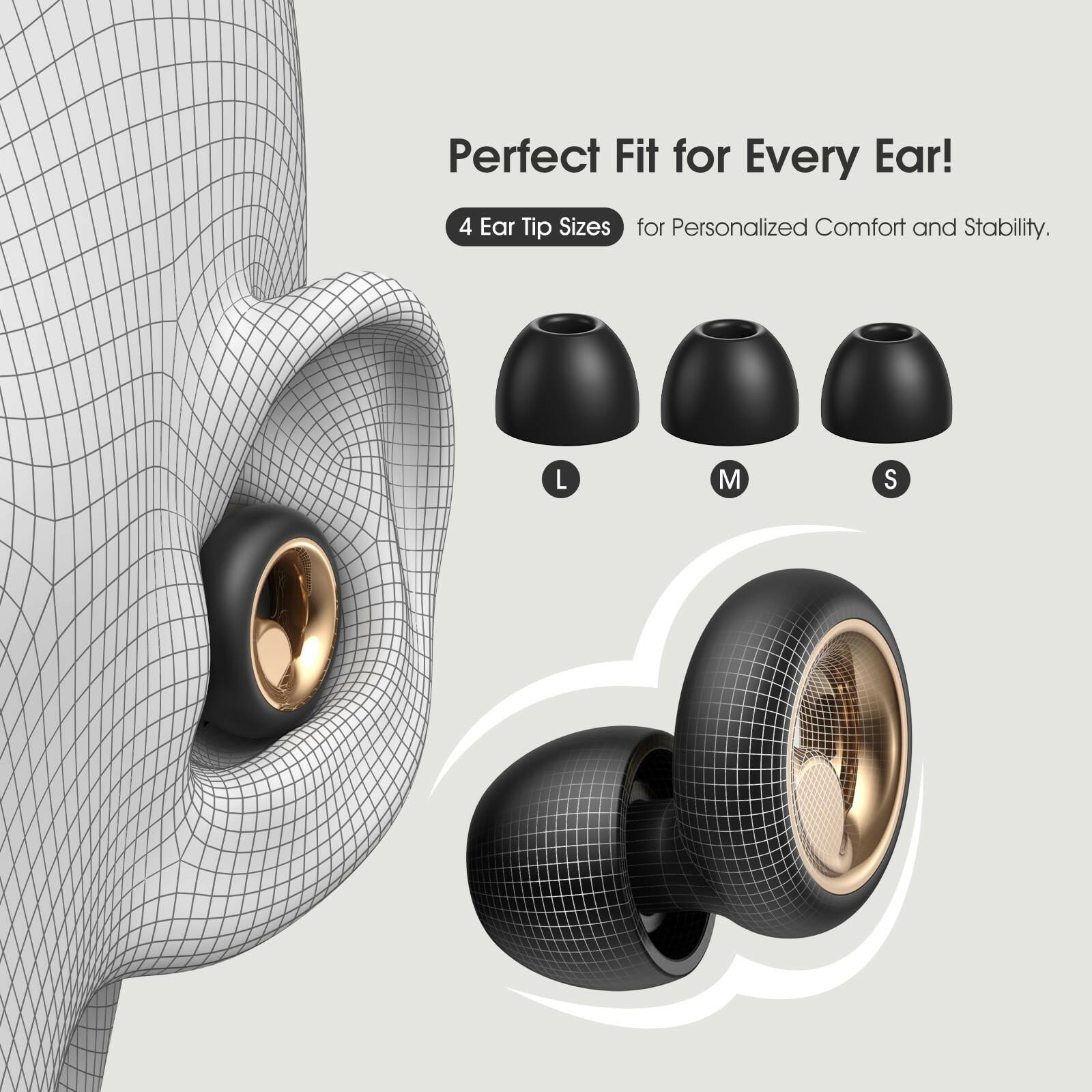 Vosaf Ear Plugs for Sleeping, 45dB Silicone Ear Plugs for Noise Reduction,