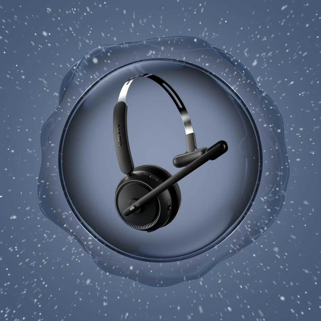 LEVN Wireless Headset 5.2, Wireless Headset with Mic for Work with(Noise