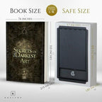 Fake Book Safe Box Key Lock Hidden Storage Darkest Art X-Large
