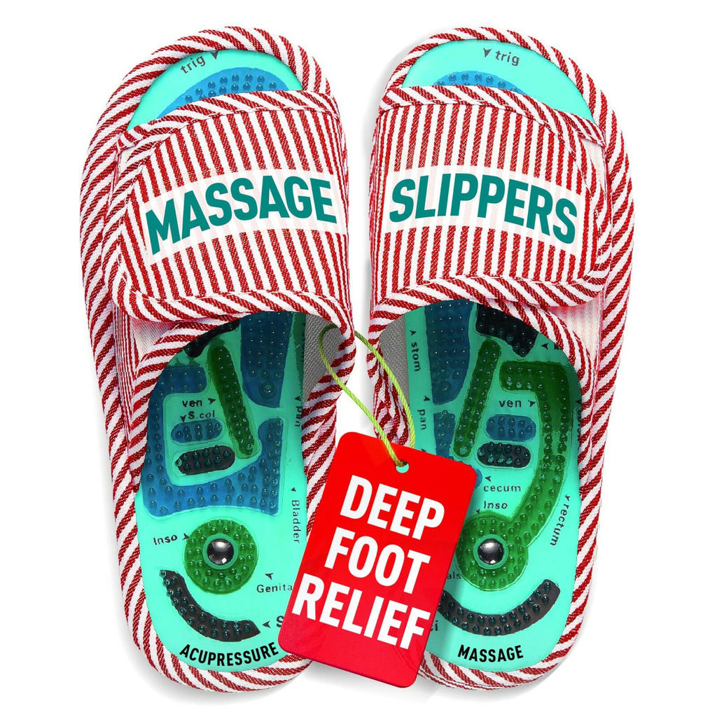 Acupressure Massage Slippers for Plantar Fasciitis & Neuropathy Relief –