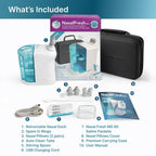 NASALFRESH MD Premium Bundle–Dual Powered Nasal Irrigation System Nasal Rinse