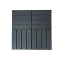 42 Pack Interlocking Deck Tiles, 12"x12"x0.8" Plastic Patio Flooring Outdoor