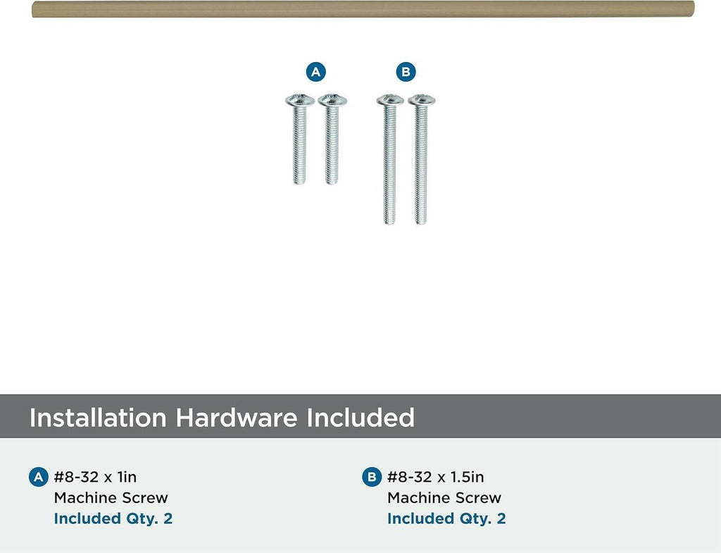 3 Pack Amerock | Cabinet Pull | Golden Champagne | 12-5/8 inch (320 mm) Center