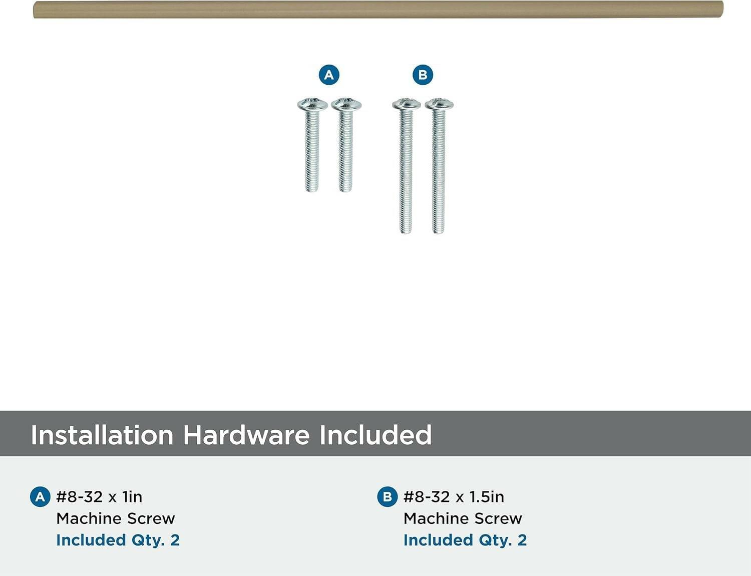 3 Pack Amerock | Cabinet Pull | Golden Champagne | 12-5/8 inch (320 mm) Center