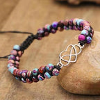 BTZY for Granddaughter for You are Always in Mine Beads“ Bracelet, Natural