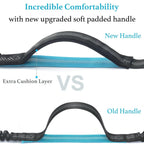 iYoShop Retractable Hands Free Dog Leash - Dual Handle Bungee Waist Leash for
