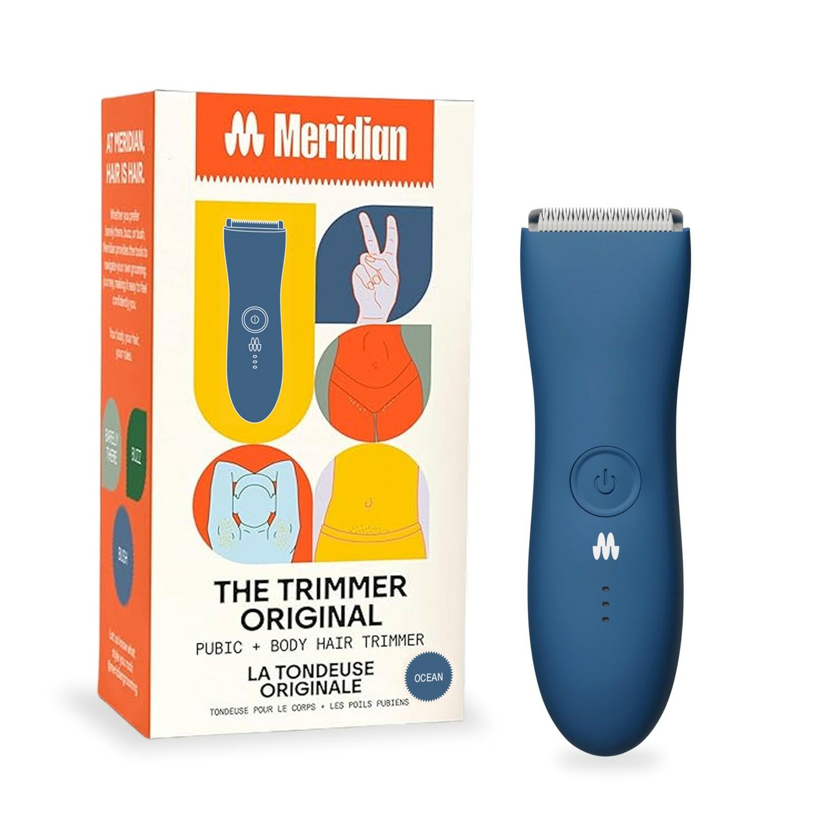 MERIDIAN The Trimmer Original - Body Hair Trimmer for Men, Electric Shaver for