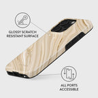 BURGA Phone Case for iPhone 16 Pro - Cute, Trendy, Aesthetic, Designer Pattern,