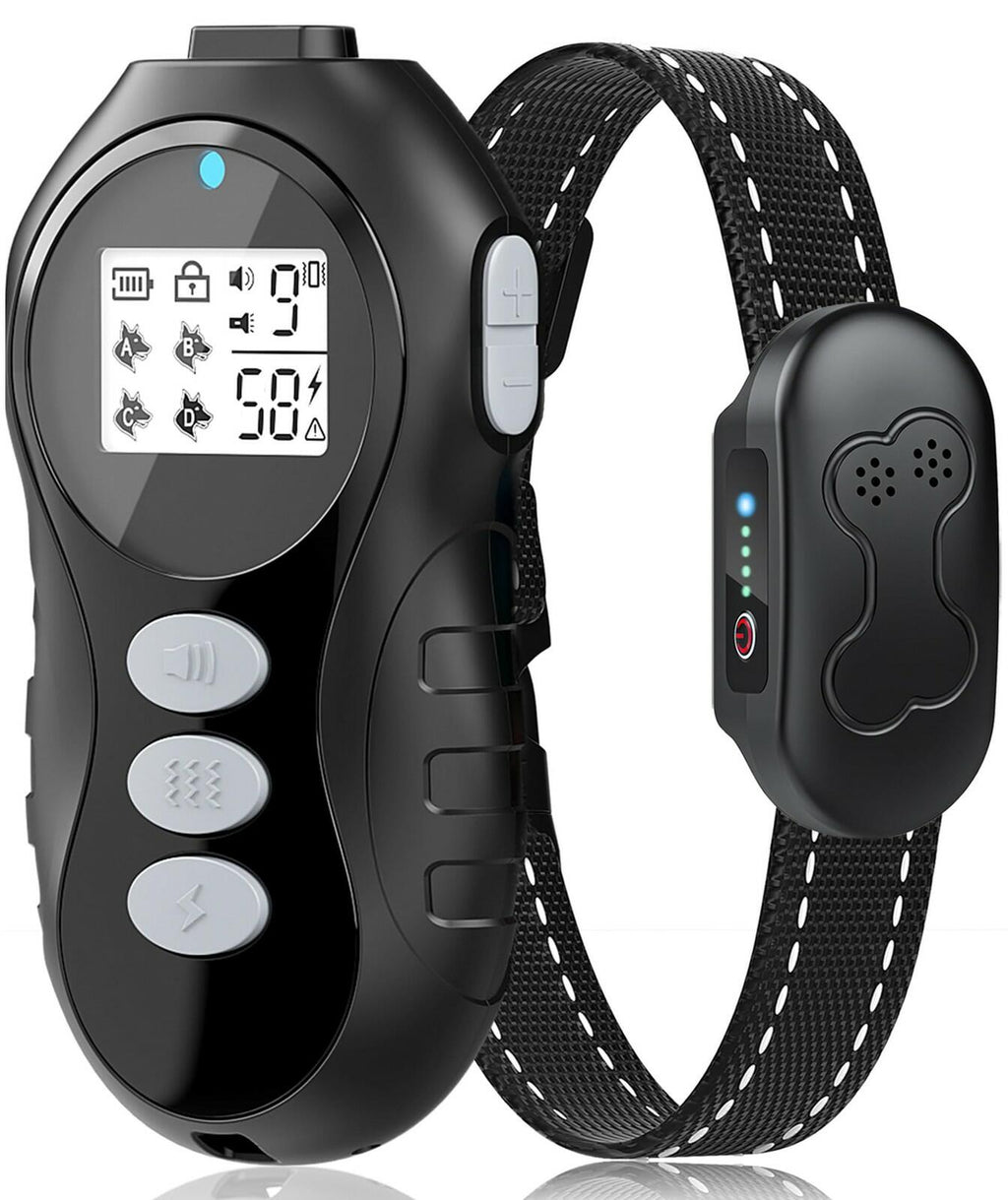 Dog Shock Collar with Remote Control - Shock Collar for Dogs IPX7 Waterproof Dog