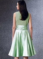 Vogue Patterns V1732A5 Misses Skirt/Pants, a5 (6-8-10-12-14), White
