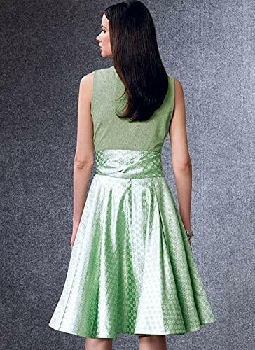 Vogue Patterns V1732A5 Misses Skirt/Pants, a5 (6-8-10-12-14), White