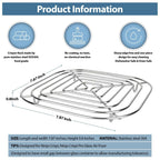 foboko Crisper Rack for Ninja Crispi Air Fryer FN101, Ninja Crispi Accessories,