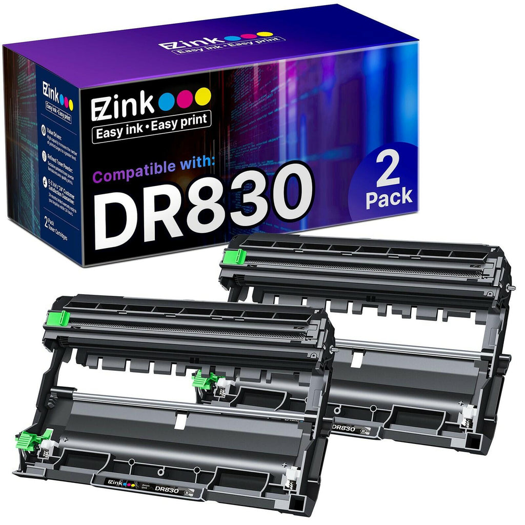 DR830 Drum Unit 2 Pack Compatible Replacement for Brother DR830 Drum DR-830