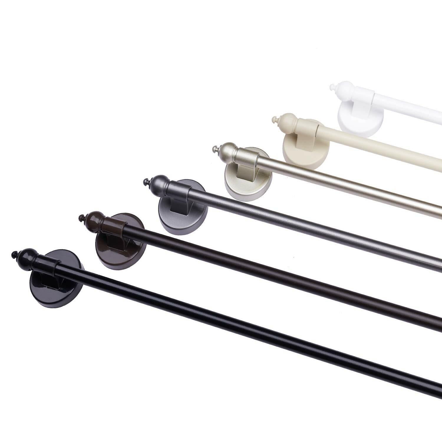 WL.Rocaille Magnetic Curtain Rods for Metal Doors and Window, Multi-Use
