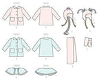 McCall's Patterns M7276 Children's/Girls' Coats, Hat, Scarf & Mittens, CDD