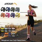 APEXUP 10lbs/Pair Adjustable Ankle Weights for Women and Men, Modularized Leg