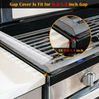 2 PACK Silicone Stove Counter Gap Cover Kitchen Counter Gap Filler Transparent