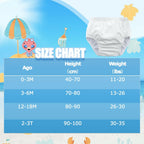 Baby Newborn Reusable Swim Diapers 6-18 Months Washable Toddler Unisex Swim