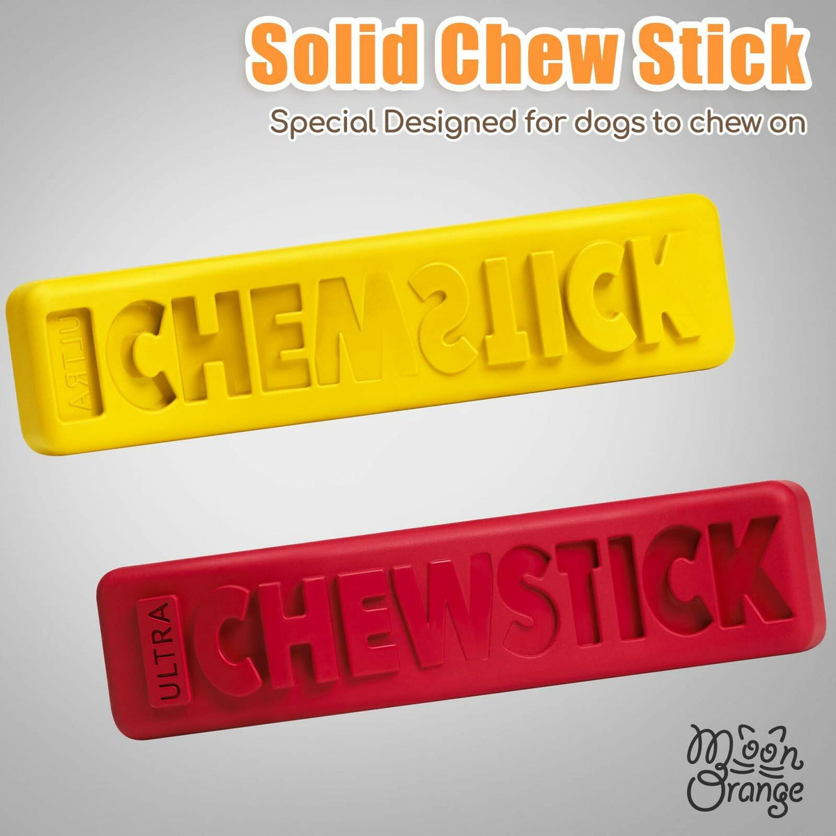 Moonorange Dog Chew Stick Toy,Interactive Treat Dispensing Puppy Toys,Durable