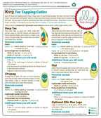Kwik Sew K0113 Toe Topping Cuties Sewing Pattern