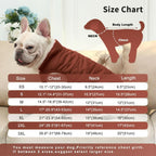 JoyDaog 2 Layers Fleece Lined Warm Dog Jacket for Puppy Winter Cold Weather,Soft