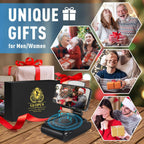Birthday Gifts for Men Him, Cell Phone Stand with Wireless Bluetooth Speaker and