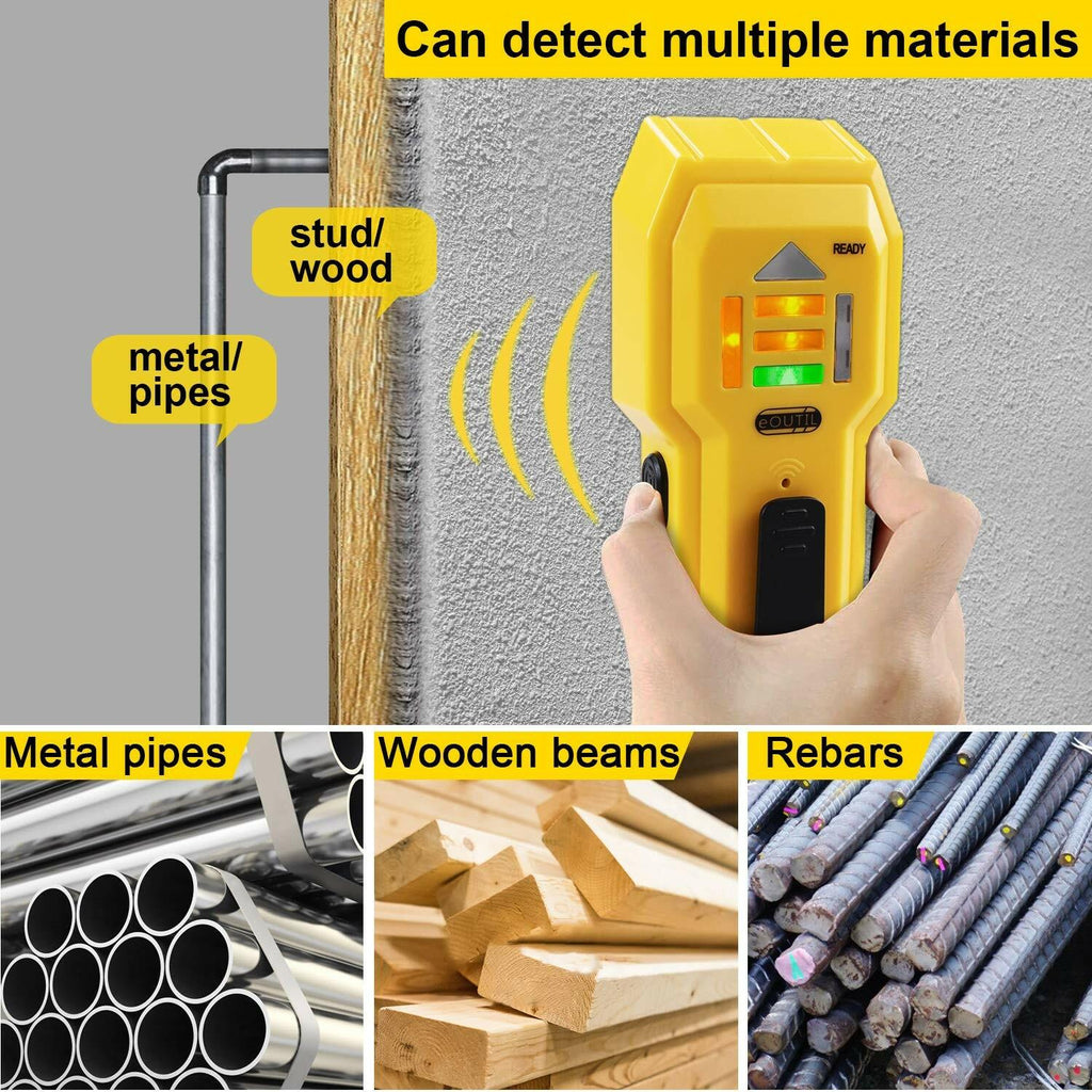 Stud Finder Wall Scanner Wood and Metal Detector Sensor for 3/4 inch Thickness