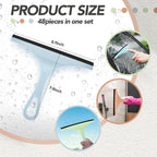 Didaey 48 Pcs Squeegee for Shower Glass Door, 8.7 Inch Silicone Shower Squeegee