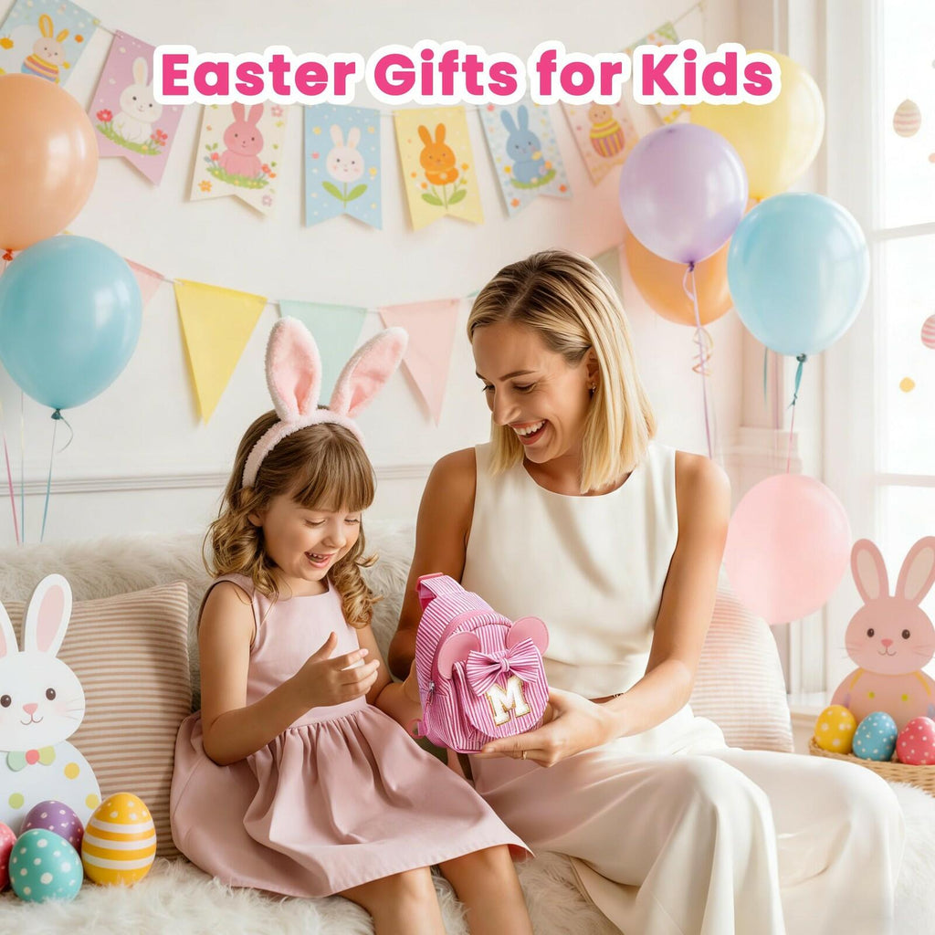 QLOVEA Little Girls Sling Bag, Small Belt Bags for Girl, Easter Gifts for Kids