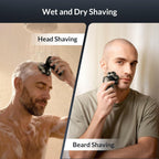 HiBig 7D Arc Electric Shaver for Head & Body, 5-in-1 Upgraded Electric Razor for
