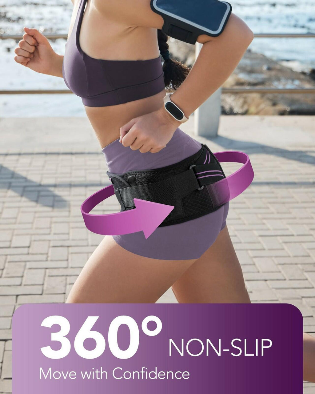 OPEN BOX - Fitomo Sacroiliac Belt with Enhanced Compression, Hip Brace for SI