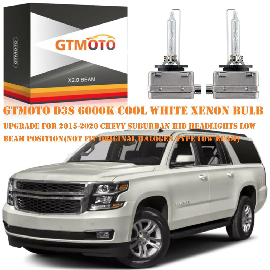 2 PACK GTMOTO D3S Xenon Bulb for 2015 2016 2017 2018 2019 2020 Chevrolet Chevy