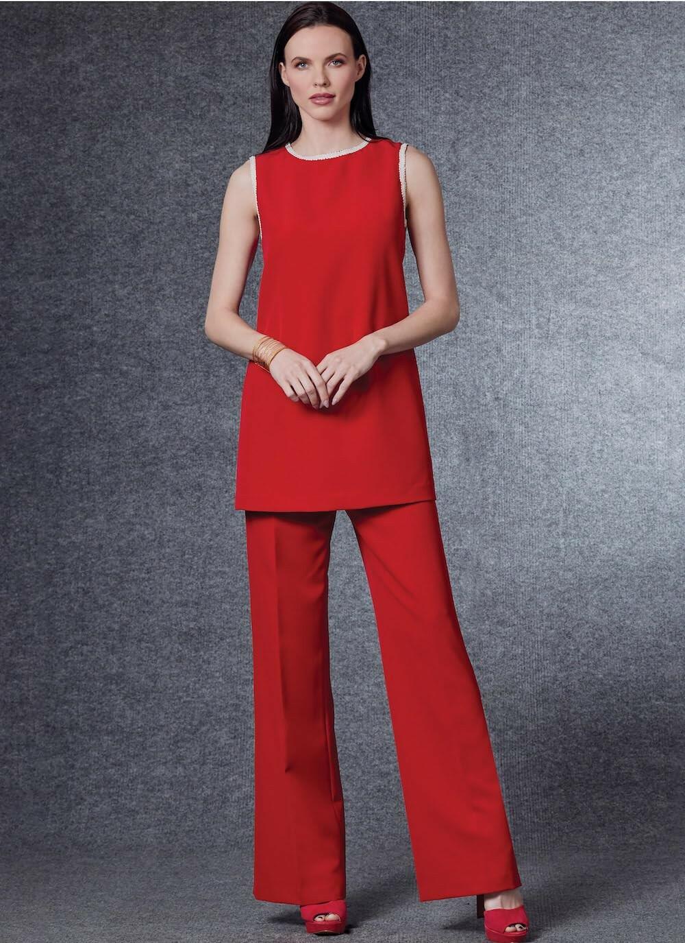 Vogue Patterns V1718B5 Misses Sportswear, b5 (8-10-12-14-16), White