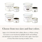 Jolie Finishing Wax - Protective topcoat Paint - Use on interior furniture,