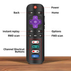 (Pack of 2) Replacement Only for Roku TV Remote, Compatible for TCL Roku/Hisense