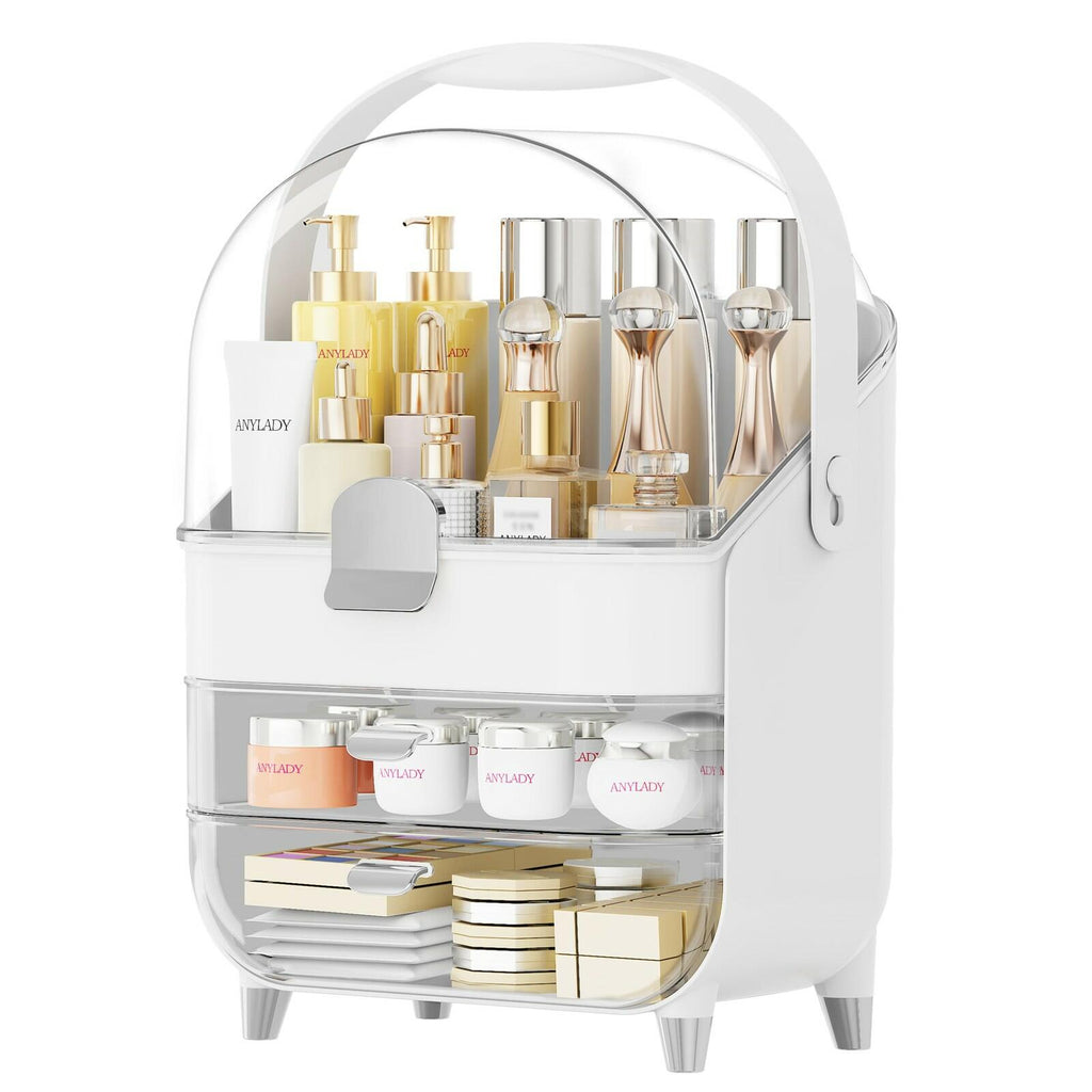 Makeup Organizer Countertop, Skincare Holder Bathroom Counter Organizer, Storage