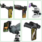 FANAUE Telescope Phone Adapter, Spotting Scope Smartphone Phone Mount for