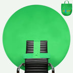 Webaround Big Shot 56" | Green | Portable Collapsible Webcam Backdrop | Attaches