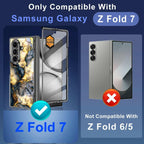 Meshine for Galaxy Z Fold 7 Case,[Compatible with MagSafe][Hinge