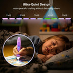 Electric Diamond Art Pens with Light, Quiet Suction Diamond Painting Pen,