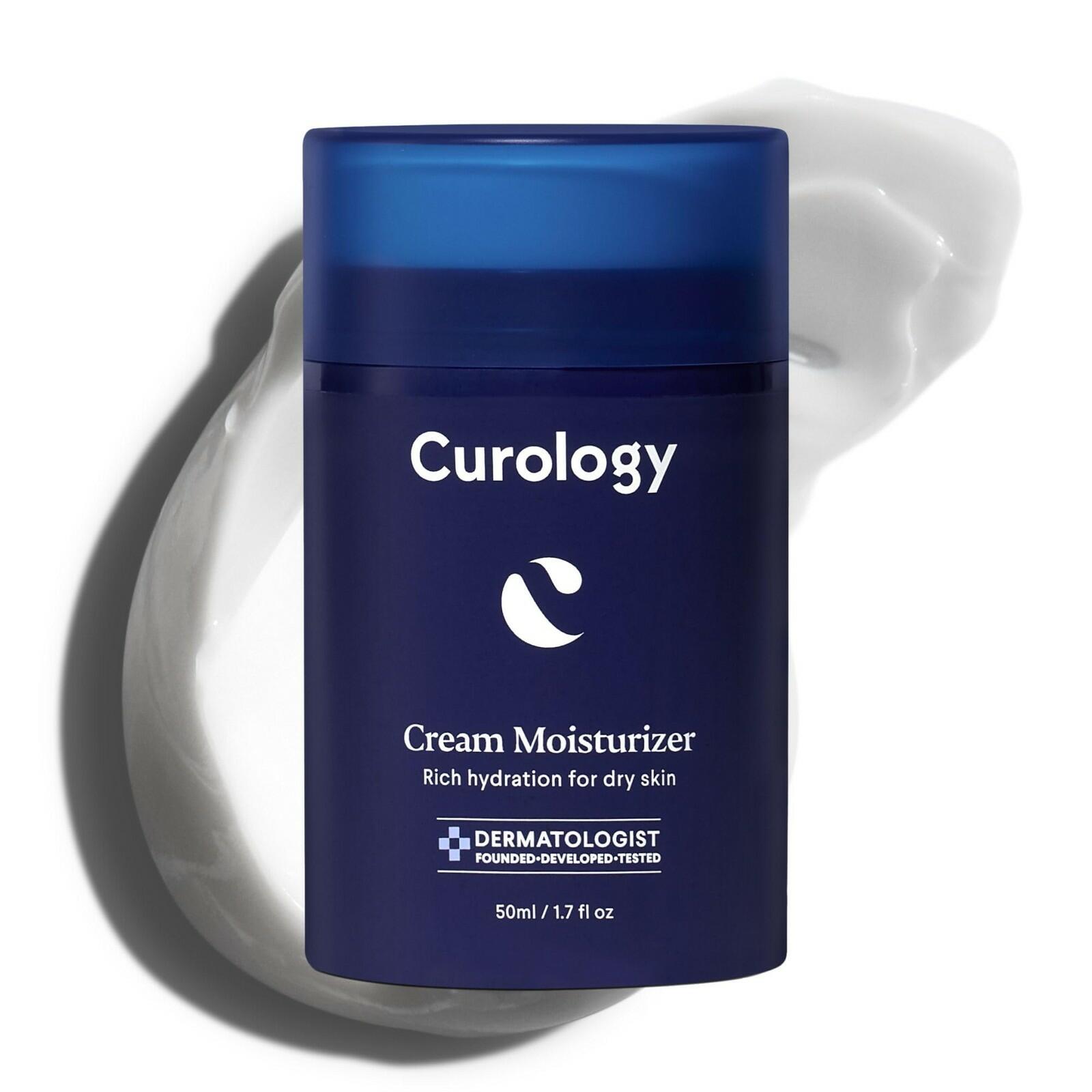 Curology Cream Moisturizer, Rich Hydrating Face Lotion for Dry Skin, with Shea