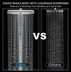 High Pressure Rain Shower Head: Upgrade Shower Heads with Handheld Spray Combo