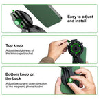 FANAUE Telescope Phone Adapter, Spotting Scope Smartphone Phone Mount for