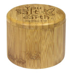 Totally Bamboo Salt Cellar Bamboo Storage Box with Magnetic Swivel Lid, 6 Ounce
