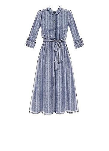McCall's Patterns Misses Shirtdresses with Sleeve Options and Belt