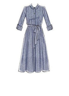 McCall's Patterns Misses Shirtdresses with Sleeve Options and Belt
