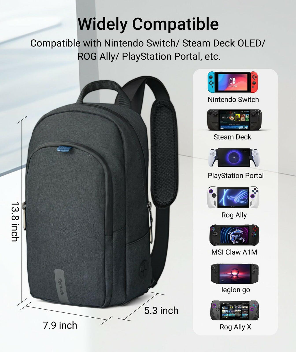 Syntech Carrying Case Compatible with Steam Deck OLED/ROG Ally X/ROG Xbox Ally